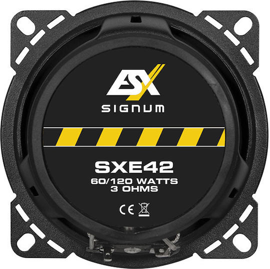 Esx SXE 42 Σετ Ηχεία Αυτοκινήτου Ομοαξονικά 4" με 60W RMS (2 Δρόμων)