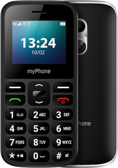MyPhone Halo A LTE Dual SIM Κινητό με Μεγάλα Κουμπιά Μαύρο