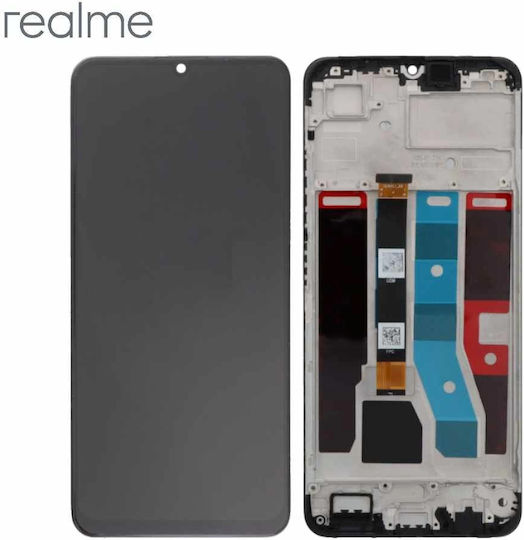 Realme Οθόνη με Μηχανισμό Αφής για Realme C53 (Μαύρο)