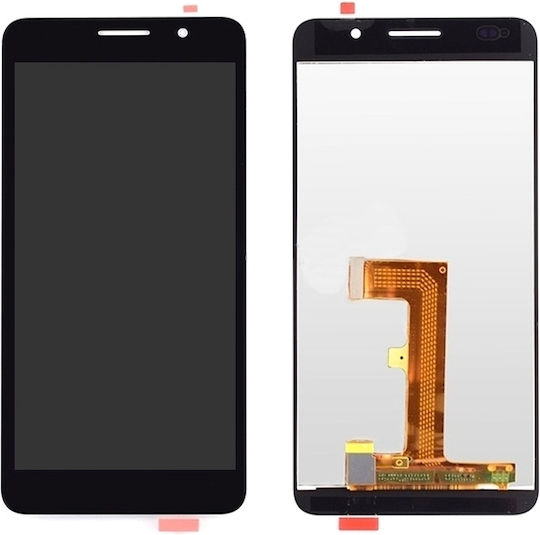 Οθόνη με Μηχανισμό Αφής για Huawei Honor X6a, X5 Plus 4G (Μαύρο)