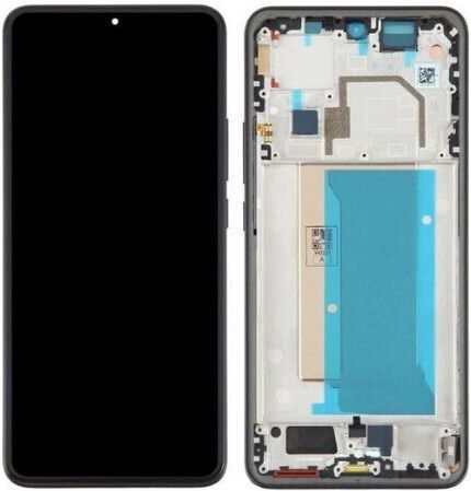 Xiaomi Οθόνη mit Touch-Mechanismus und Rahmen für Xiaomi 13T (Schwarz)