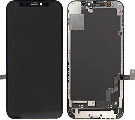 Screen OLED OLED Hard with Touch Mechanism for iPhone 12 / 12 Pro (Black)