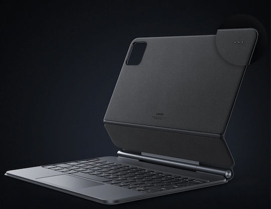 Xiaomi Focus Flip Cover με Πληκτρολόγιο στα Αγγλικά US Μαύρη (Xiaomi Pad 7, Xiaomi Pad 7 Pro)