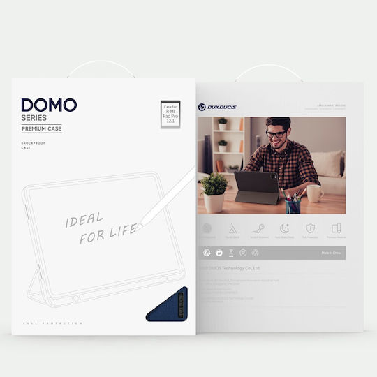 Dux Ducis Domo Series Tri-fold Flip Cover Blue (Xiaomi Redmi Pad Pro 12.1", Pro 5G 12.1) 038139