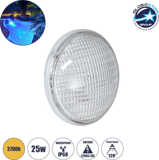 GloboStar Pool LED Spotlight Warm White 61535