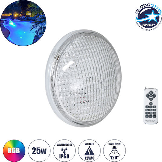 GloboStar Pool Spotlight with Multicolour (RGB) Light 61537