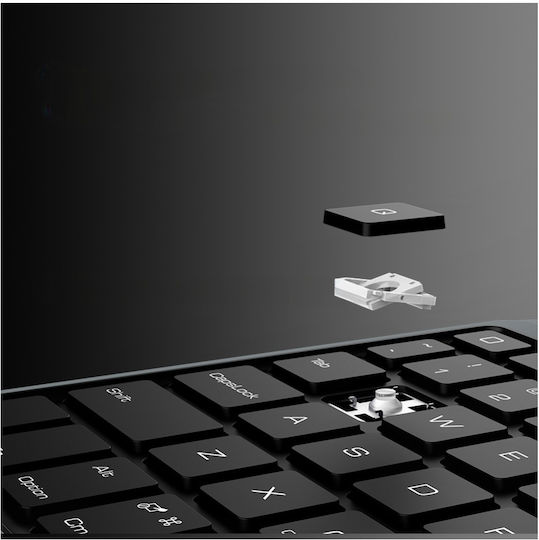 Nillkin Bumper Flip Cover with Keyboard in English US Black (iPad Air 2020/2022 / iPad Pro 2018 11" / iPad Pro 2020 11" / iPad Pro 2021 11" / iPad Pro 2022 11'' / iPad Pro 2024 11" / iPad Air 11" 2024/2025/2026)