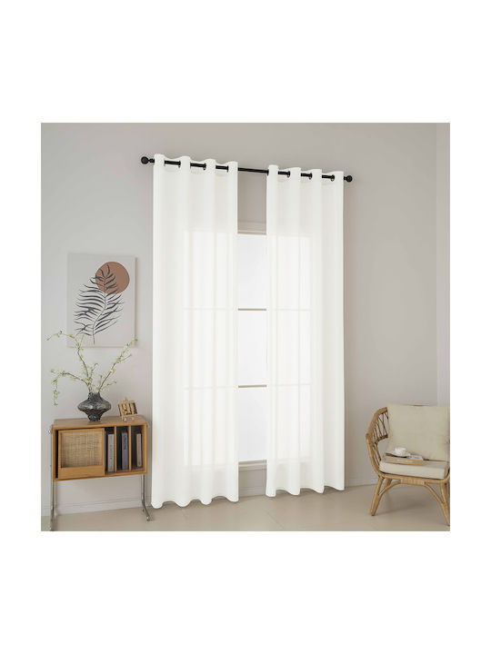 Beauty Home Curtain With White Grommets 140x270cm