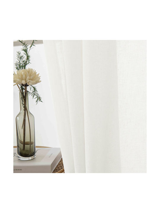 Beauty Home Curtain With White Grommets 140x270cm