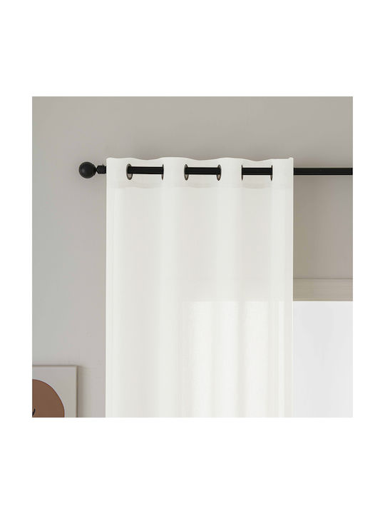 Beauty Home Curtain With White Grommets 140x270cm