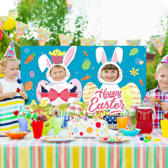 Easter Photo Wall Pictures Easter Bunny Banner 75x139cm