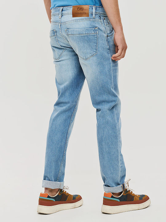 Herren Jeanshose Elastisch Regular Fit Blau