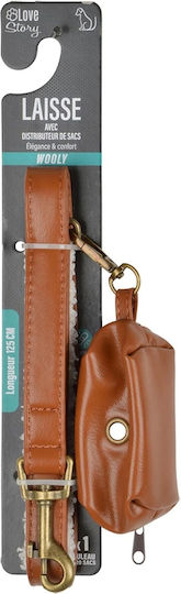 Love Story Dog Leash/Lead Strap in Brown color