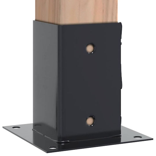 vidaXL Beam Shoe for Pergola Columns made of Wood 8.1x8.1cm 4pcs