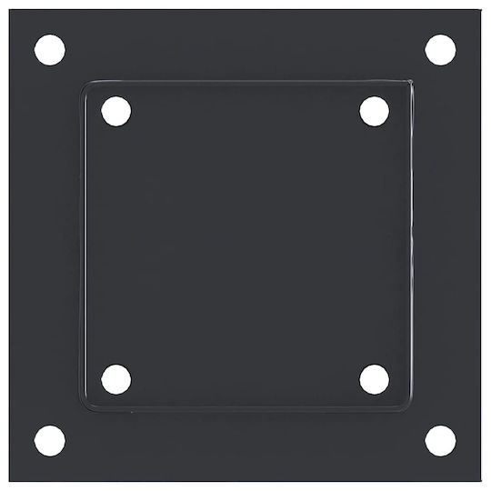 vidaXL Balken-Schuh für Gartenpergola Pfosten aus Holz 12.1x12.1cm 4Stück