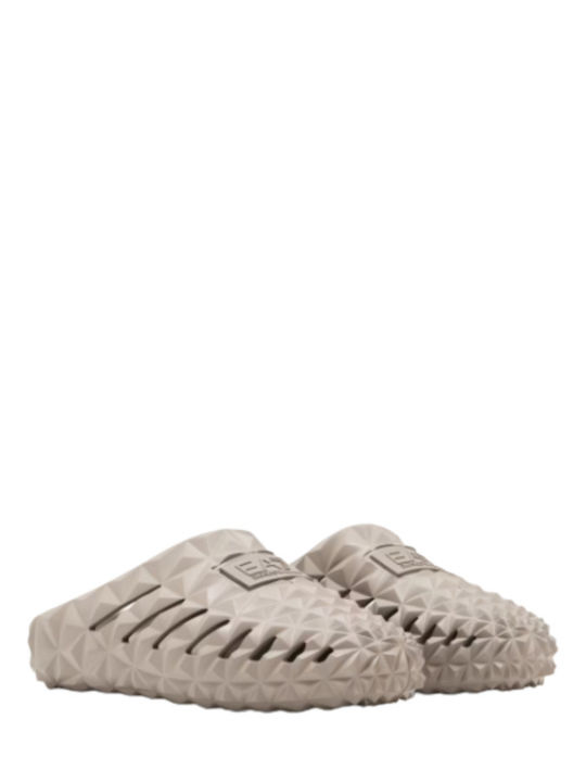 Emporio Armani Women's Beige Clogs