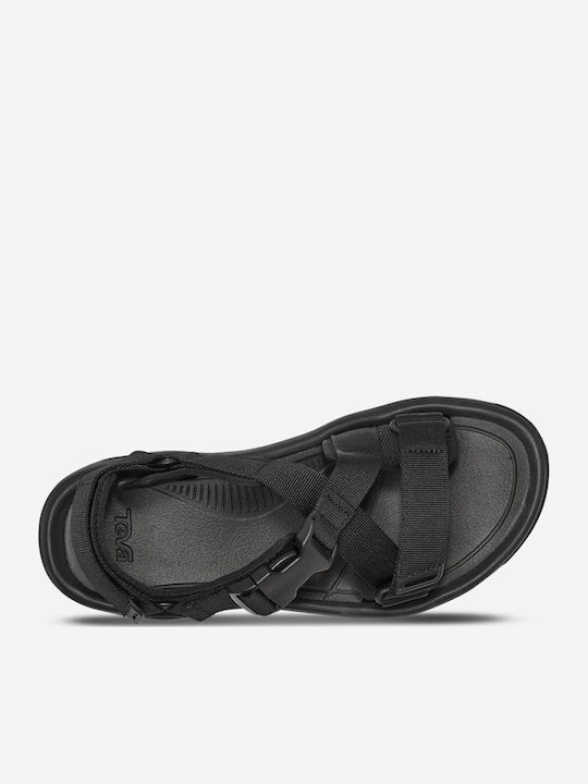 Women's Flat Sandals Sporty in Black Color