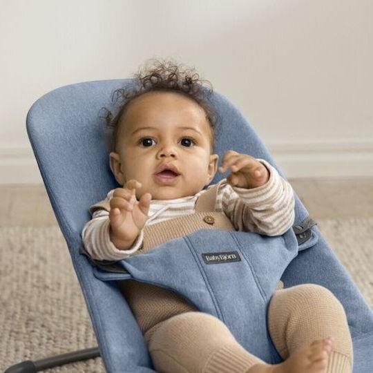 BabyBjorn Manual Baby Relax Bliss Woven Melange, Blue for Child up to 13kg