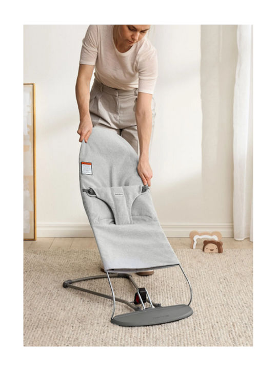 BabyBjorn Χειροκίνητο Relax Μωρού Bliss Light Gray Melange για Παιδί έως 13kg