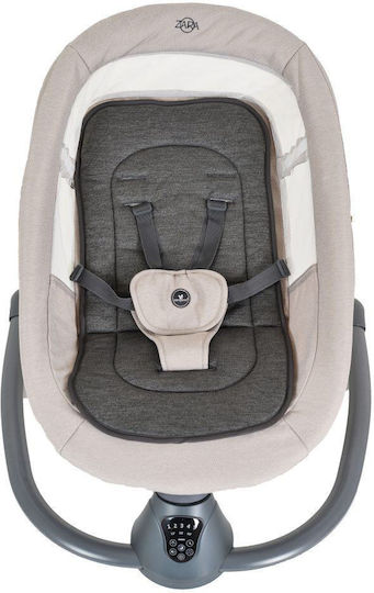 Cangaroo Ηλεκτρικό Relax Μωρού Κούνια Zara Light Grey
