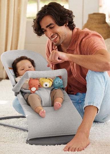 BabyBjorn Manual Baby Relax Bliss Light Gray Melange for Child up to 13kg
