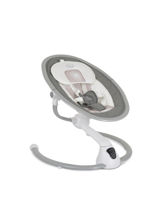 Cangaroo Ηλεκτρικό Relax Μωρού Κούνια Cloud Touch με Μουσική Pink για Παιδί έως 9kg