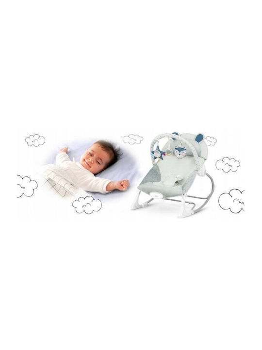 Ricokids Elektrisch Baby Relax mit Vibration Gray für Kind bis 9kg