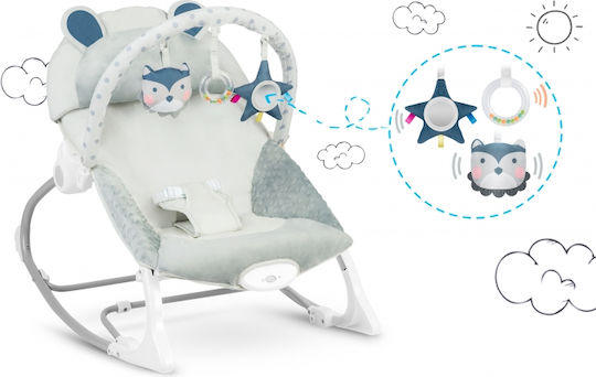 Ricokids Elektrisch Baby Relax mit Vibration Gray für Kind bis 9kg