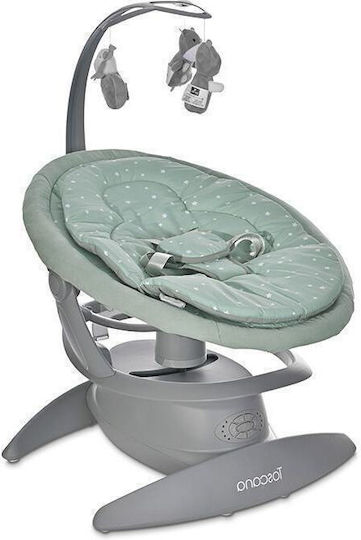 Lorelli Elektrisch Baby Relax Toscana mit Musik Green Stars für Kind bis 9kg