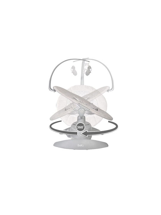 Lorelli Electric Baby Relax Cradle Bella with Vibration Frosty Green Stars