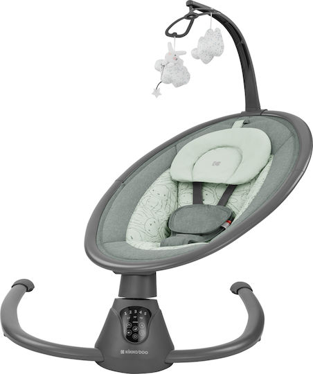 Kikka Boo Electric Baby Relax Swing Twiddle with Music Green for Child up to 9kg