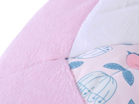 Jokomisiada Elektrisch Baby Relax Schaukel mit Musik und Vibration Rosa