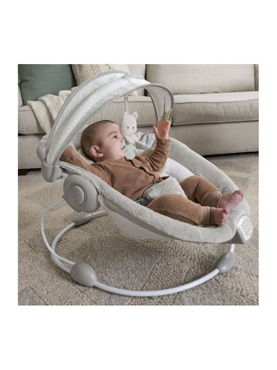 Ingenuity Електрически Релакс Бебе Seat Cuddle с Вибрация Сив за Дете до 9кг