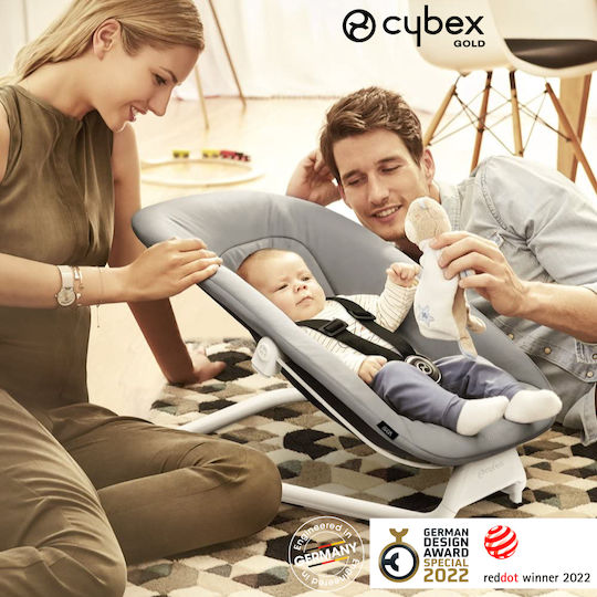 Cybex Χειροκίνητο Relax Μωρού Lemo Suede Grey για Παιδί έως 9kg