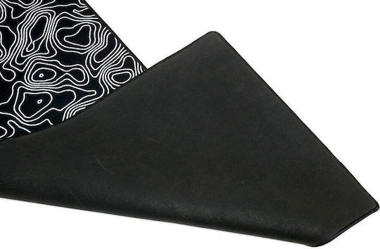 Floston Topografisches Mauspad Schwarz