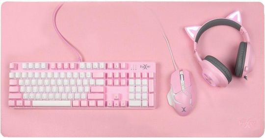 Pu Leather Mousepad Foxxray Pth-19 Twilight 800x400 Mm Pink