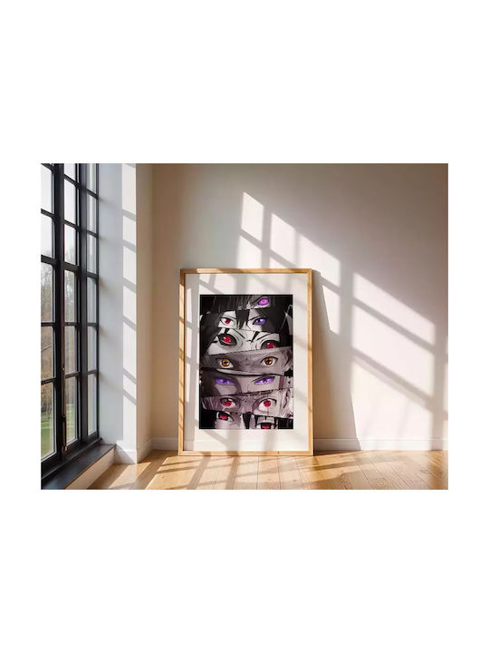 Naruto Eyes Frame Wooden 30x40cm