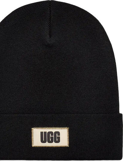 High Crown Beanie Beanie Beanie Knitted in Black color