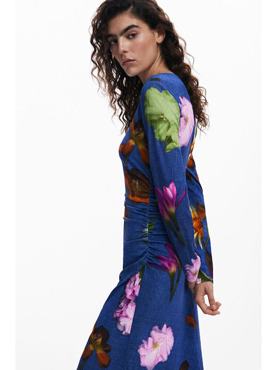 Summer Midi Dress Blue
