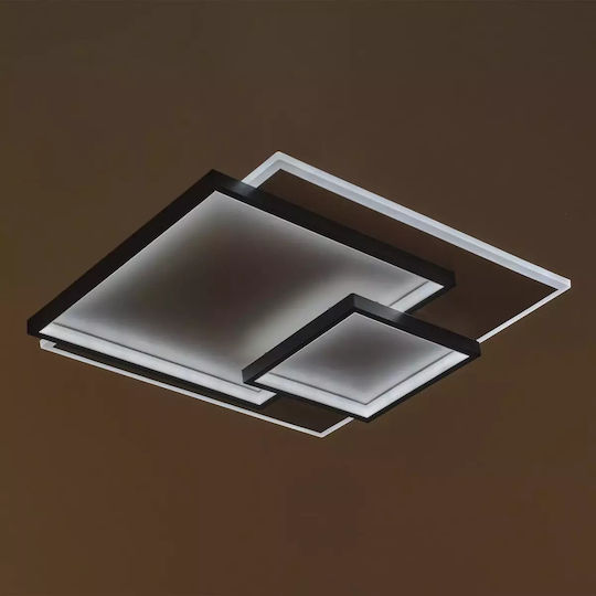 Таванно осветление Черен с Вграден LED
