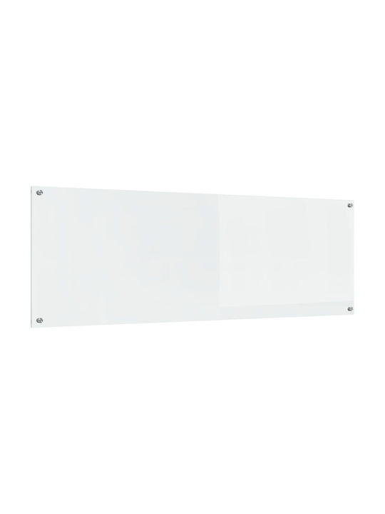 vidaXL Rectangular Kitchen Back made of Glass in Transparent Color 120x40x0.6cm 42001295 1pcs