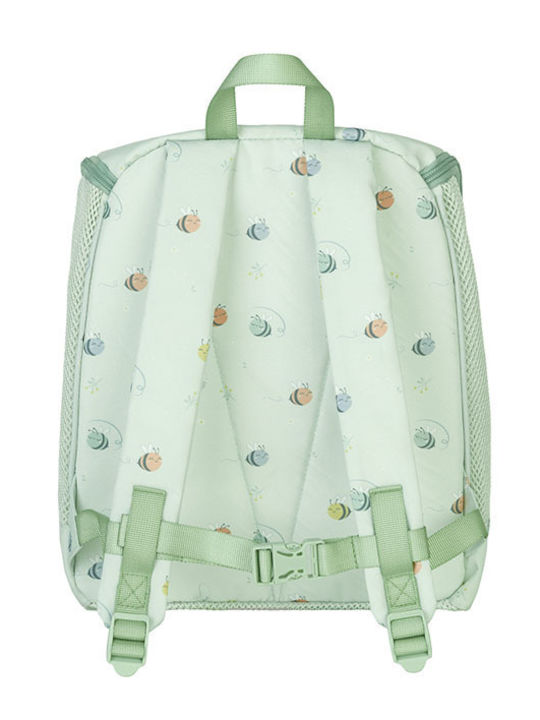Saro Bee Happy Παιδική Τσάντα Θαλάσσης Πράσινη 16x26x31εκ. Bee Happy
