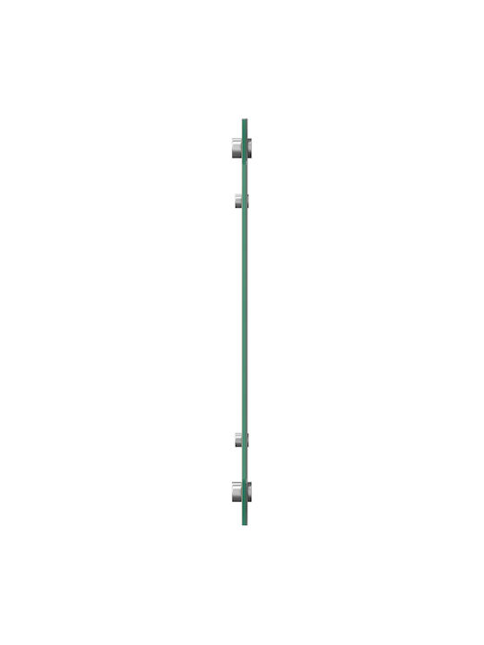 vidaXL Spătar Rectangular din Sticlă Gri Deschis 100x40x0.6cm 42001235