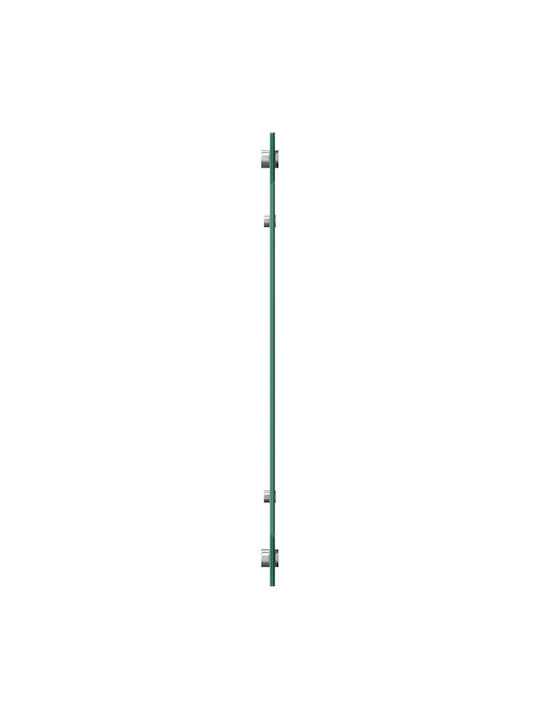vidaXL Rectangular Back Made of Dark Gray Glass 100x50x0.6cm 42001248