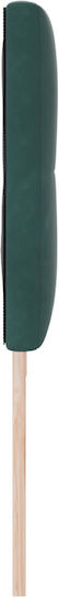 vidaXL Fabric Bed Headboard Dark Green 100x88cm
