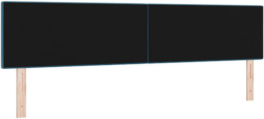 vidaXL Fabric Bed Headboard Dark Blue 100x40cm