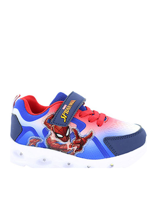 Kids Sneakers with Scratch & Lights Blue