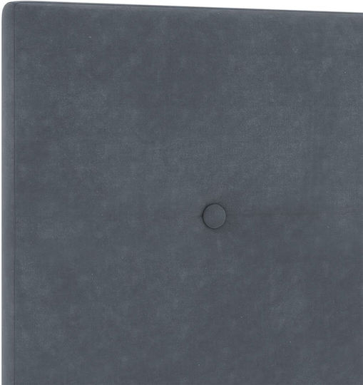 vidaXL Stoff Kopfstütze für Betten Dunkelgrau 144x88cm