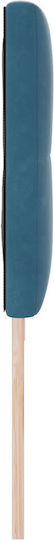 vidaXL Fabric Bed Headboard Dark Blue 100x40cm