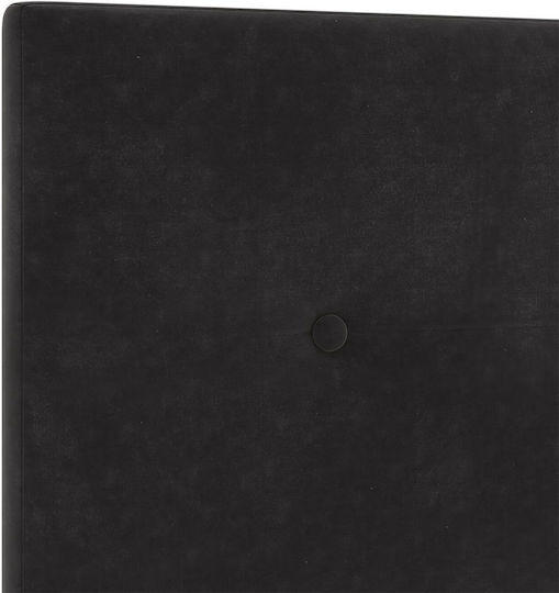 vidaXL Fabric Bed Headboard Black 90x40cm